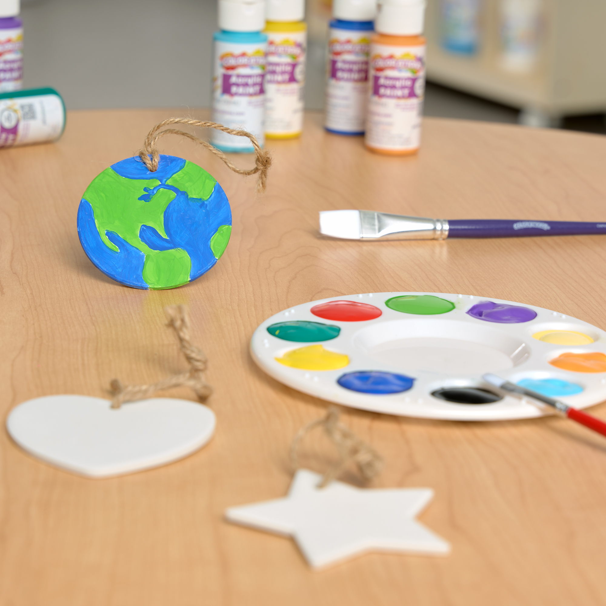 Earth Day Activity - Paint for the Planet Earth Day Ornaments Earth Day Activity - Paint for the Planet Earth Day Ornaments