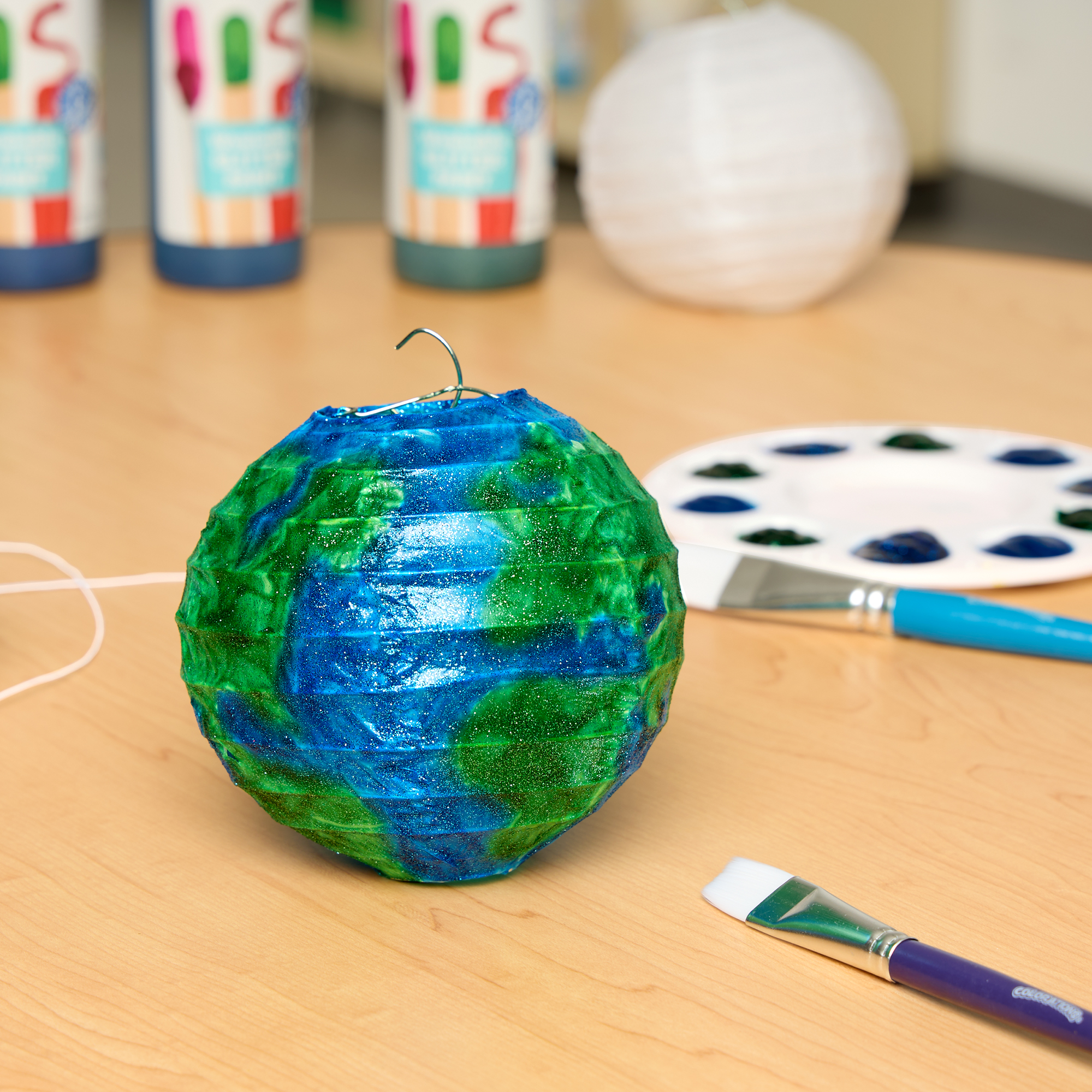 Earth Day Activity - Paper Planet DIY Paper Lanterns Earth Day Activity - Paper Planet DIY Paper Lanterns